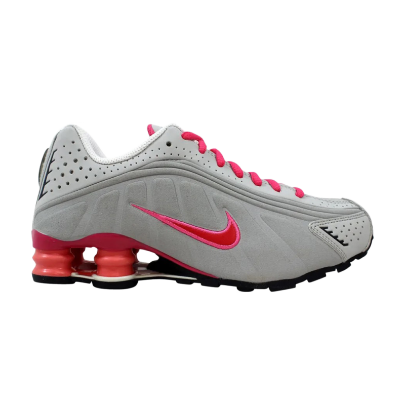 Shox R4 GS 'Grey Hyper Red' Shox R4 GS 'Grey Hyper Red'