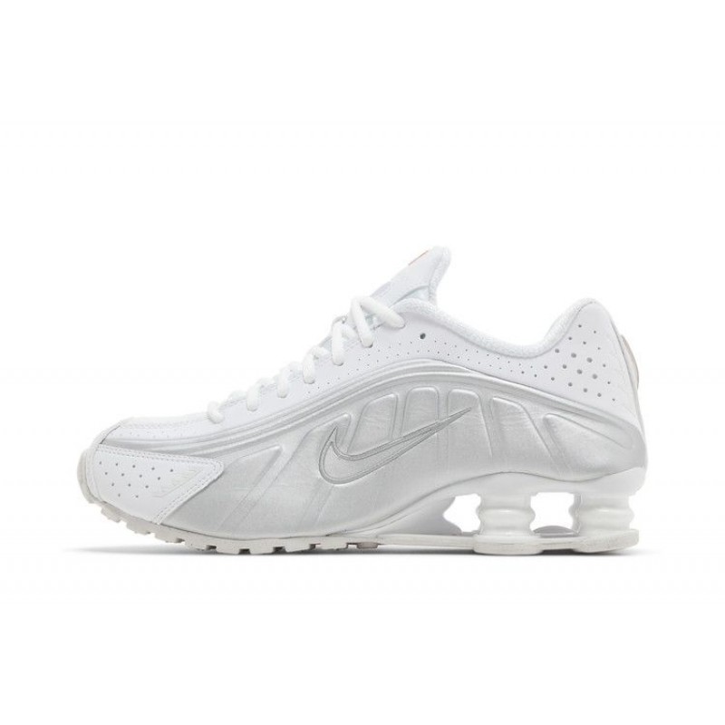 Wmns Shox R4 'White Metallic' Wmns Shox R4 'White Metallic'