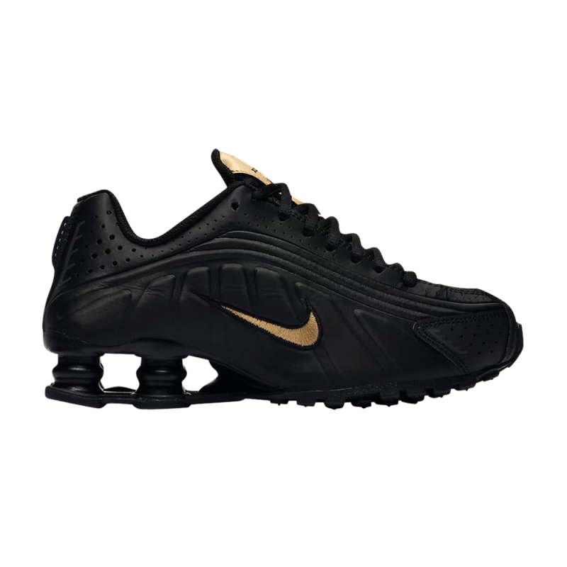 Shox R4 GS 'Black Metallic Gold' Shox R4 GS 'Black Metallic Gold'